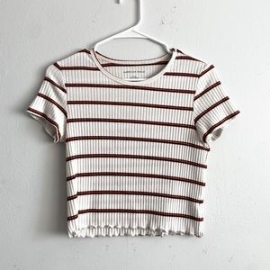 American Eagle Cropped Shirt